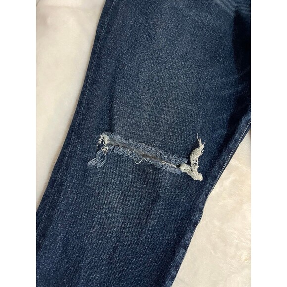 Torrid jeans size 14S buttton closure distressed with hole - Picture 3 of 9